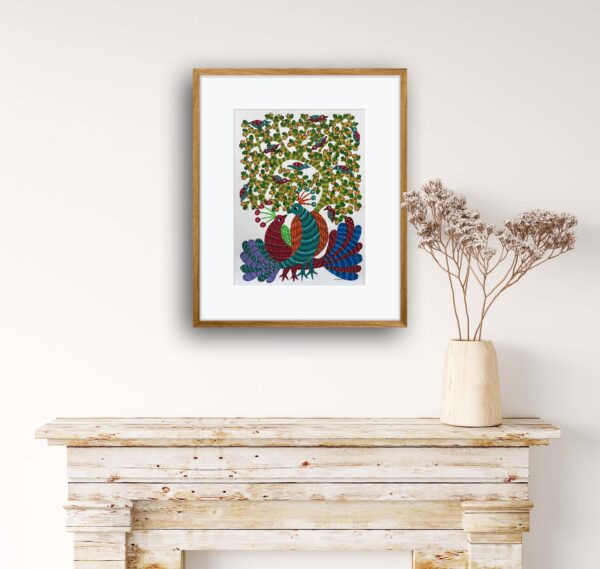 Two Peacock Under A Tree - Image 2