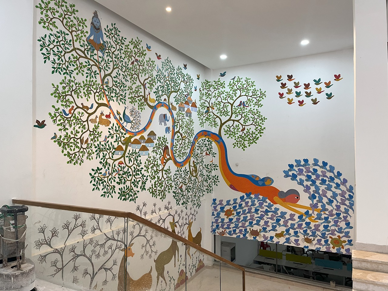 Wall Painting - Gond Tribal Art